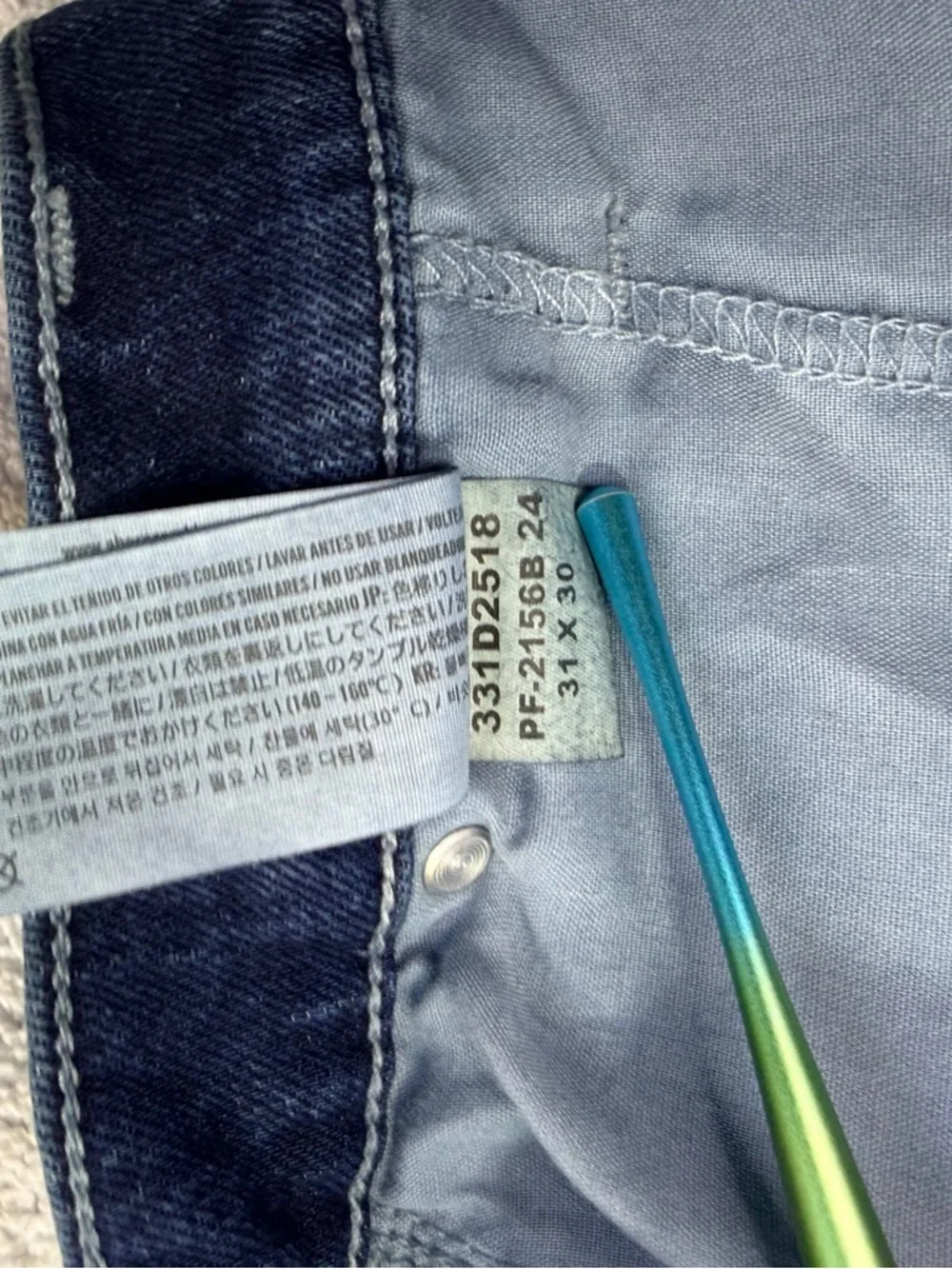 Hollister Men's Mid Blue Slim Straight Jeans